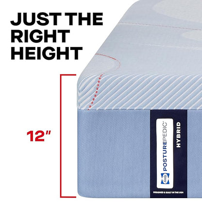 Sealy Posturepedic® Fayette 12" Medium Tight Top Hybrid Mattress - California King
