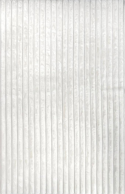 nuLOOM 3' x 5' Cozy Plush Area Rug, Machine Washable, Non-Slip, Soft Fluffy Shag Carpet for Living Room Bedroom Kids Room Nursery Home Decor, Kai Off-White