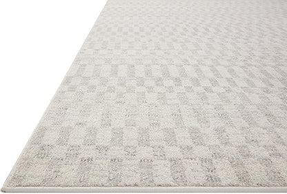 Loloi Kamala Collection KAM-05 Ivory/Grey 2'-7" x 10'-0" Runner Rug