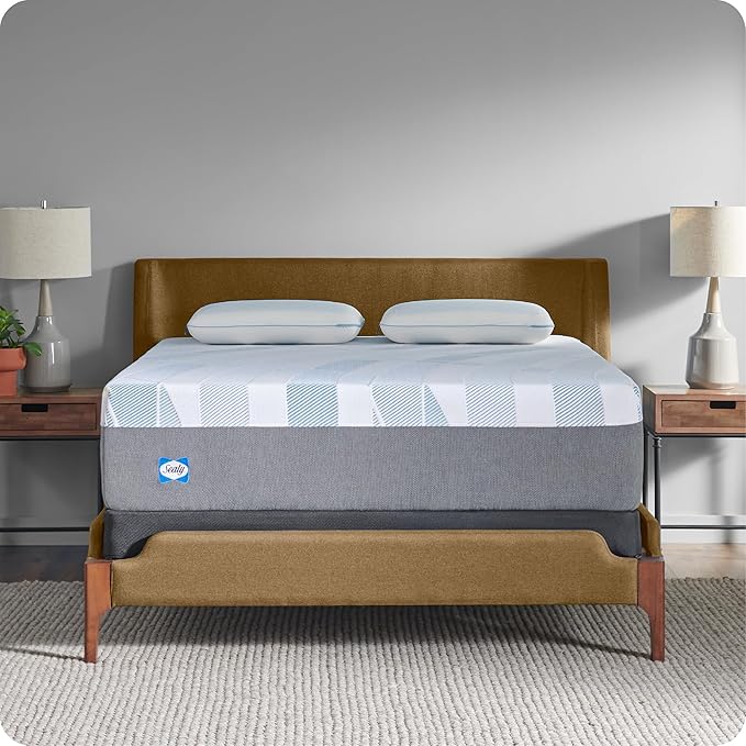 Sealy Dreamlife 14” Foam Mattress-in-a-Box, Twin, SealyComfort Gel Memory Foam, SealySupport Transition Foam, Machine Washable Cover