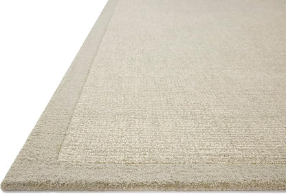 Loloi Magnolia Home by Joanna Gaines Henley Collection HNY-01 Ivory/Silver 8'-6" x 11'-6" Area Rug