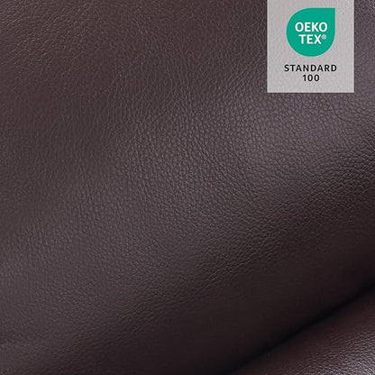 MCombo Oversized Power Lift Recliner Chair for Elderly, Lift Chair with Heat and Massage, Lift Recliner for Big and Tall, Cup Holders, USB &Type C Ports, Faux Leather R7092 (Dark Brown, Oversize)