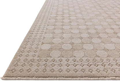Loloi Amber Lewis Cali Collection CIL-01 Taupe/Natural 2'-3" x 3'-11", .25" Pile Height, Accent Rug