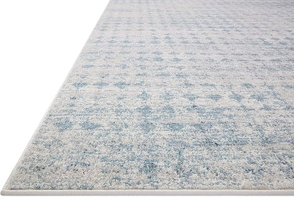 Loloi Kamala Collection KAM-04 Sky/Dove 6'-7" x 9'-6" Area Rug