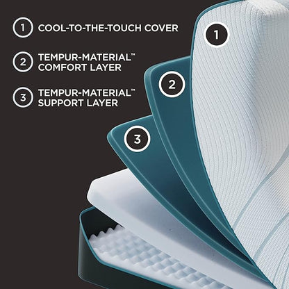 TEMPUR-Adapt 2.0 Medium 11 inch Memory Foam Mattress, Twin