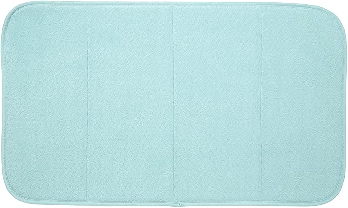 All-Clad Premium Reversible Dish Drying Mat for Kitchen: 16" x 28" Ultra-Absorbent, Long-Lasting, No Condensation, and Oversized for Large Pots and Pans - 1 Pack, Rainfall