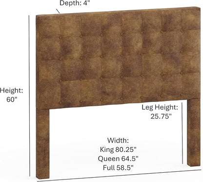 Bomber Jacket Brown Sutton Full Headboard