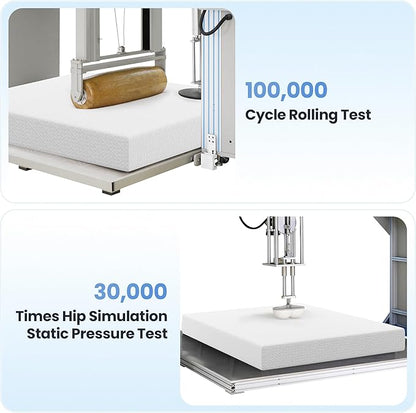 Yaheetech 10 Inch Queen Mattress, Fiberglass Free, 3 Foam Layer Cooling Gel Memory Foam Mattresses, Green Tea for Fresher Sleep, Medium Firm, CertiPUR-US Certified, Mattress in a Box