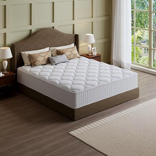 King Mattress, 12 Inch Hybrid Memory Foam Mattress in a Box, Cooling Gel for Pressure Relief & Back Pain Support, CertiPUR-US Certified, Medium Firm Bed, Fiberglass Free, Breathable Comfort Sleep