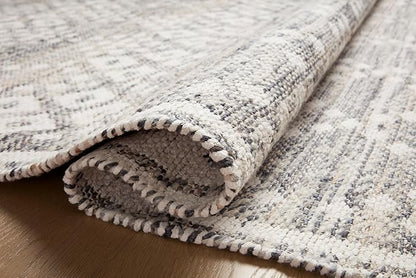 Loloi Angela Rose Rivers Collection RIV-01 Denim/Ivory 5'-0" x 7'-6" Reversible Area Rug