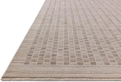 Loloi Amber Lewis Cali Collection CIL-02 Natural/Slate 9'-6" x 13', .25" Pile Height, Area Rug