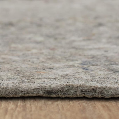 Mohawk Home 7' 6" x 7' 6" Non Slip Grip Rug Pad 1/4 Thick Felt + Rubber Backing - Dual Surface Safe for All Floors
