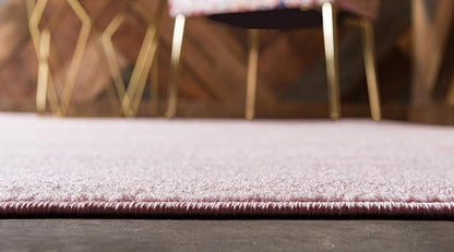Unique Loom Trellis Frieze Collection Area Rug - Geometric (8' x 10', Light Pink/ Ivory)