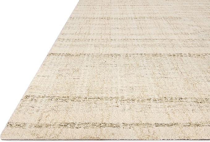 Loloi Chris Loves Julia Chris Collection CHR-02 Natural/Sage 5'-0" x 7'-6", .50" Pile Height, Area Rug