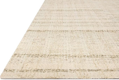 Loloi Chris Loves Julia Chris Collection CHR-02 Natural/Sage 9'-3'' x 13', .50" Pile Height, Area Rug
