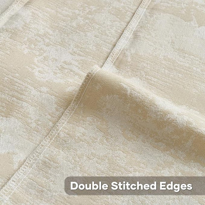 FUTEI Yellow White Decorative Throw Pillow Covers 12x20 Inch Set of 2,Soft Faux Cashmere Jacquard - Textured & Cozy Pillow Case,Modern Home Decor for Couch Bed Living Room