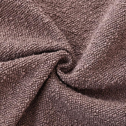 Foindtower Set of 2, Decorative Textured Boucle Throw Pillow Covers Accent Solid Pillow Cases Soft Cozy Couch Cushion Case for Chair Sofa Bedroom Living Room Home Decor 24x24 Inch Dark Purple