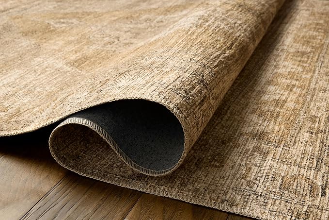 Loloi Amber Lewis Cambria Collection CBR-03 Taupe/Antique Bronze 2'-6" x 12'-0" Runner Rug Jute, Neutral, Vintage Style, Antique Tone, Living, Bedroom, Dining, Carpet
