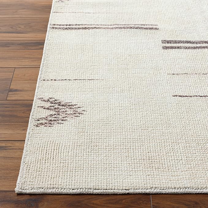 Livabliss x Becki Owens Rivi Moroccan Area Rug , 2'2" x 3'9", Cream/Charcoal