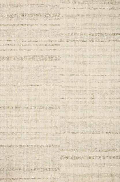Loloi Chris Loves Julia Chris Collection CHR-02 Natural/Sage 2'-6'' x 7'-6'', .50" Pile Height, Runner Rug