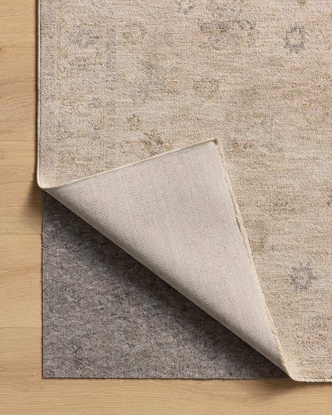 Loloi Chris Loves Julia Louisa Collection LOI-01 Oatmeal/Stone 7'-10" x 10', .38" Pile Height, Area Rug