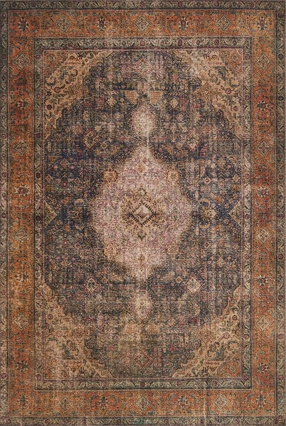 Loloi Loren Collection LQ-02 Plum/Multi 8'-4" x 11'-6" Area Rug