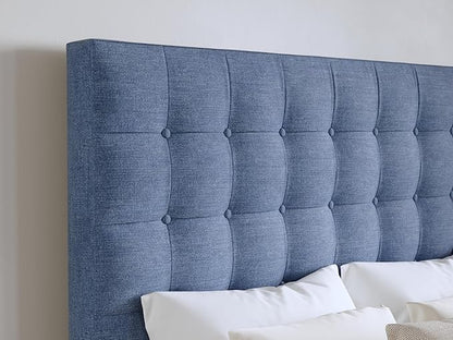 Blue Sutton Queen Headboard