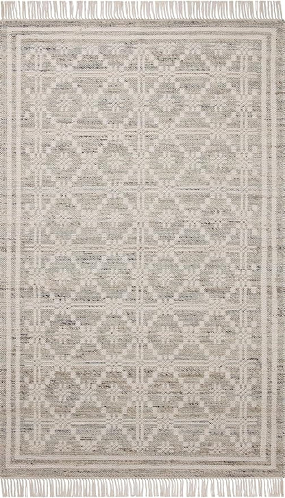 Loloi Angela Rose Rivers Collection RIV-02 Lagoon/Ivory 2'-3" x 3'-9" Reversible Accent Rug