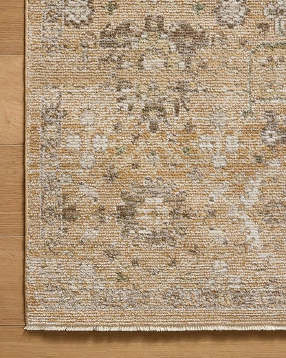 Loloi Magnolia Home by Joanna Gaines Pace Collection PAC-07 Sunset/Stone 9'-6" x 9'-6" Round Area Rug