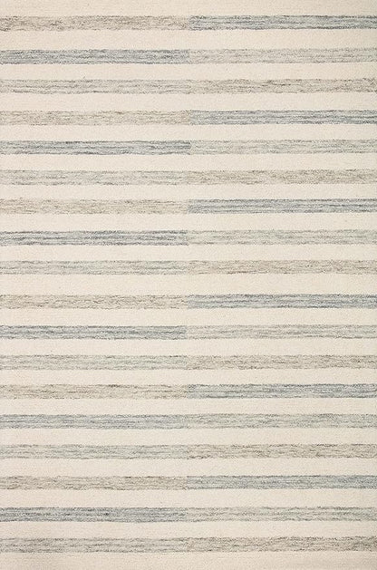 Loloi Chris Loves Julia Chris Collection CHR-05 Ivory/Slate 11'-6" x 15', .50" Pile Height, Area Rug