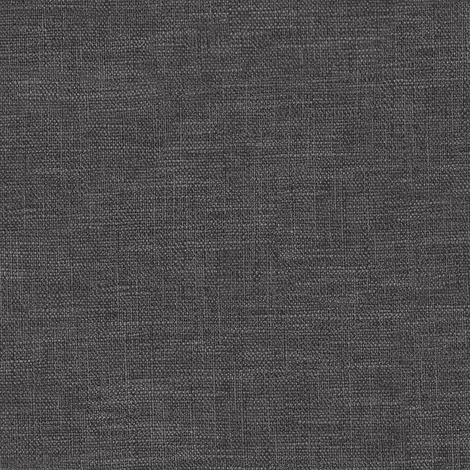 SIMPLIHOME Rebecca 36 inch Wide Contemporary Square Mid Century Coffee Table Storage Ottoman with Lift Up Lid in Slate Grey Polyester Linen, Assembled, For the Living Room, Entryway and Family Room