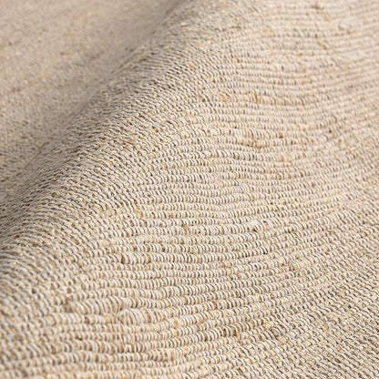nuLOOM 7'6" x 9'6" Elfriede Jute & Cotton Hand Woven Area Rug, Natural, Solid Rustic Farmhouse Style, Weaved Design, Natural Fiber, For Bedroom, Living Room, Dining Room, Hallway, Office, Entryway