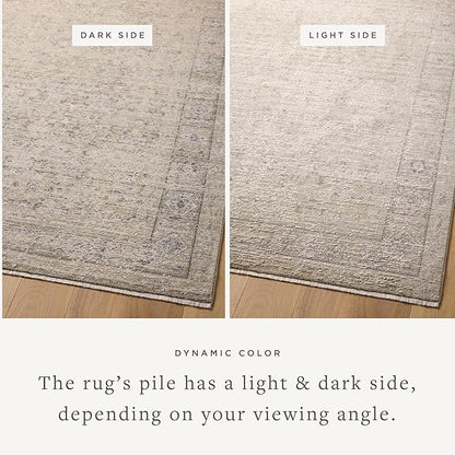 Loloi Amber Lewis Alie Collection ALE-03 Taupe/Dove 2'-7'' x 10'-0'', .13'' Pile Height, Runner Rug