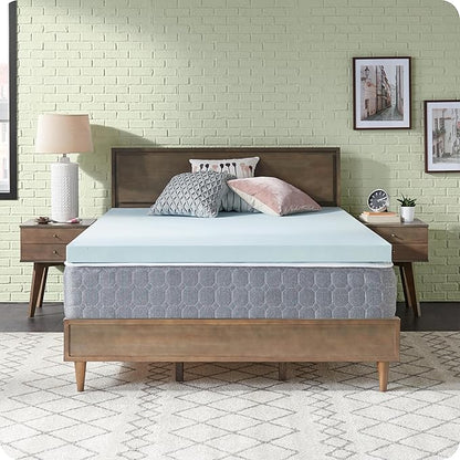 Sealy Dreamlife 3” Gel Memory Foam King Mattress Topper with SealyComfort Gel Foam, 1 Year Limited Warranty, Made in The USA