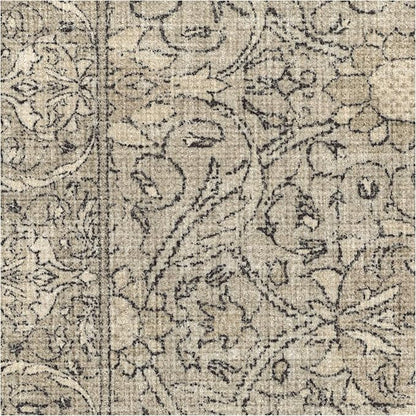 RUGGABLE x Morris & Co Washable Area Rug – Montreal Natural Stone 9x12, Stain-Resistant, Non-Slip – Large Machine Washable Rugs for Living Room, Bedroom, Hallway, Entryway & Office–with Cushioned Pad