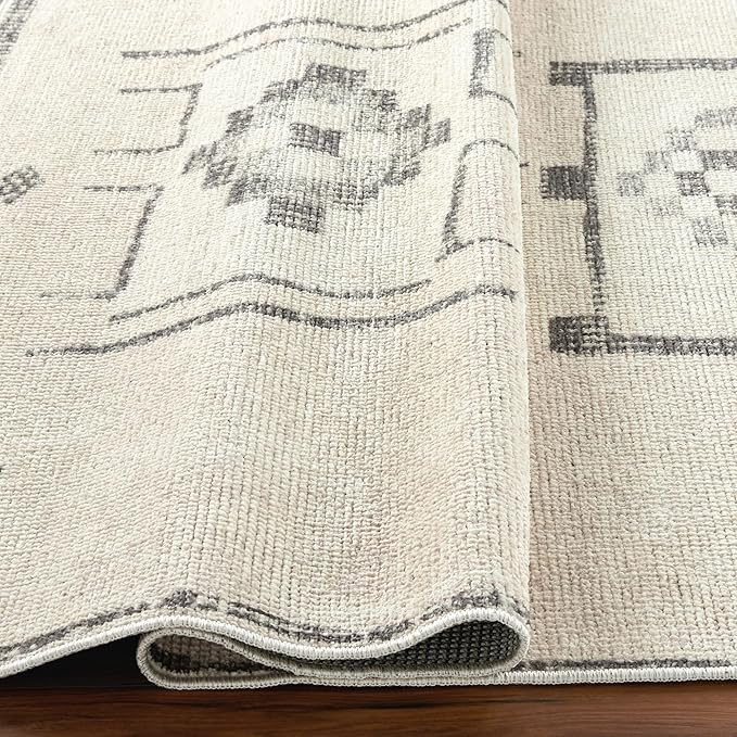 Livabliss x Becki Owens Solana Medallion Area Rug, 3'11" x 5'7", Taupe/Cream