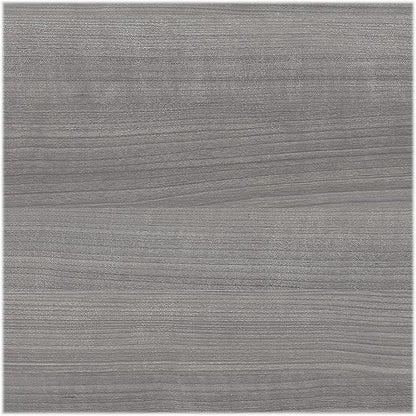 Bush Business Furniture Studio C Collection Desk, Return, Hutch and 3 DWR Mobile Pedestal, Platinum Gray