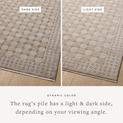 Loloi Amber Lewis Cali Collection CIL-01 Taupe/Natural 2'-7" x 8'-0", .25" Pile Height, Runner Rug