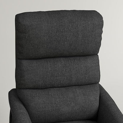 HOMCOM Power Lift Recliner Chair for Elderly, Easy Assembly, Fabric Lift Chair for Adults, Recliner Sofa with Remote Control, Side Pockets for Living Room, Black