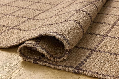 Loloi Chris Loves Julia Fletcher Collection FLE-01 Natural/Brown 5'-0" x 7'-6", .37" Pile Height, Area Rug