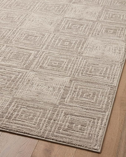 Loloi Darby Collection DAR-05 Beige/Grey 2'-7" x 10'-0" Runner Rug