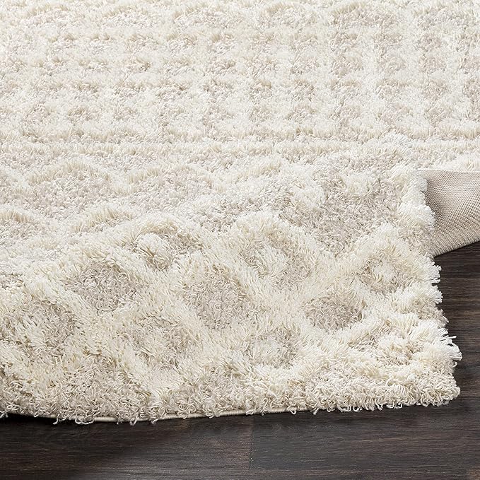 Livabliss Hapsburg Moroccan Shag Runner Area Rug, 2'7" x 7'3", Beige