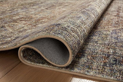 Loloi Amber Lewis Morgan Collection MOG-05 Spice/Lagoon 2'-3" x 11'-6" 38" Thick Runner Rug feat. CloudPile, Neutral, Room Décor, Vintage Inspired, Livingroom, Bedroom, Dining Area