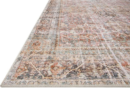Loloi Adrian Collection ADR-05 Sunset/Charcoal 2'-6" x 7'-6", .19" Thick Runner Rug