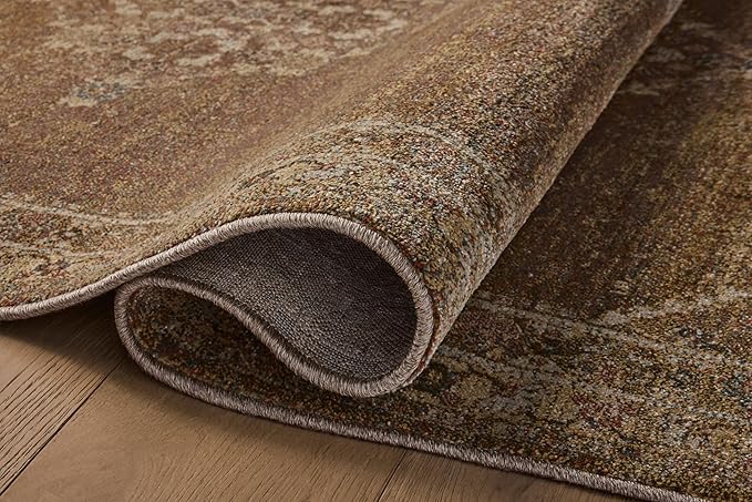 Loloi Magnolia Home by Joanna Gaines Mona Collection MOA-04 Sunset/Natural 8'-10" x 12' Area Rug
