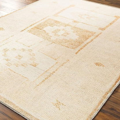Livabliss x Becki Owens Solana Medallion Area Rug , 3'11" x 5'7", Peach