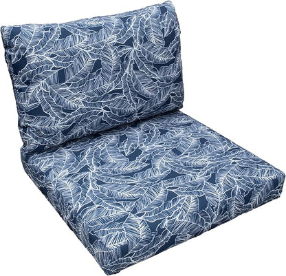 Tommy Bahama Deep Seating Lounge Cushion, 24" X 24" X 4", Pacific Zaffre
