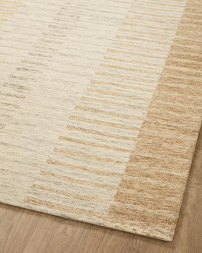 Loloi Chris Loves Julia Chris Collection CHR-01 Dove/Santa Fe 7'-9'' x 7'-9'' Square, .50" Pile Height, Area Rug