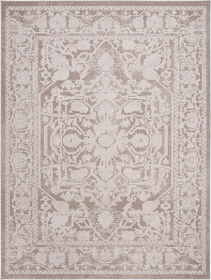 SAFAVIEH Area Rug 10x14 - Reflection Collection - Large - Beige & Cream, Non-Shedding & Easy Cleaning, Ideal for Living Room, Bedroom, Dining Space (RFT665A)