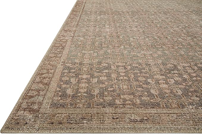 Loloi Angela Rose Aubrey Collection AUB-04 Sage/Bark 5'-0" x 7'-0", .19" Pile Height, Area Rug